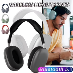 P9 Wireless Bluetooth Headphones | Over-Ear Stereo Headset with Mic