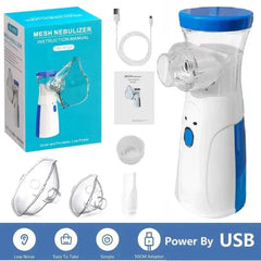 Mesh Portable Nebulizer/Inhaler With Mask For Kids & adults for Asthma & Cold Relief