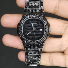 Patek Philippe Iced-Toned Black – Luxury Timepiece