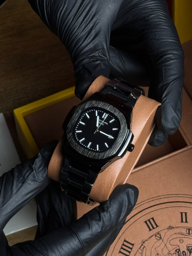 Patek Philippe Nautilus Black Dial Luxury Watch