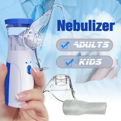 Mesh Portable Nebulizer/Inhaler With Mask For Kids & adults for Asthma & Cold Relief